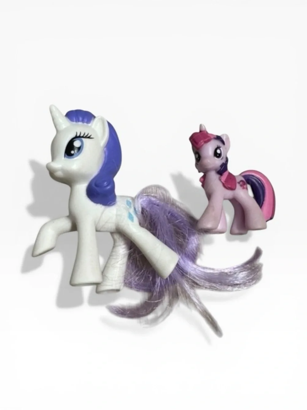My Little Pony Rarity And Twilight Sparkle Mini Ponies  McDonalds Collectibles
